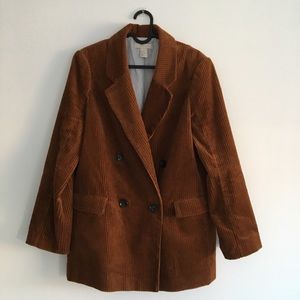 H&M Oversized Corduroy Jacket